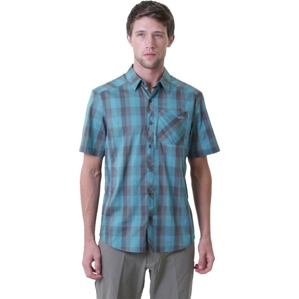Arcteryx button-up blue plaid size medium